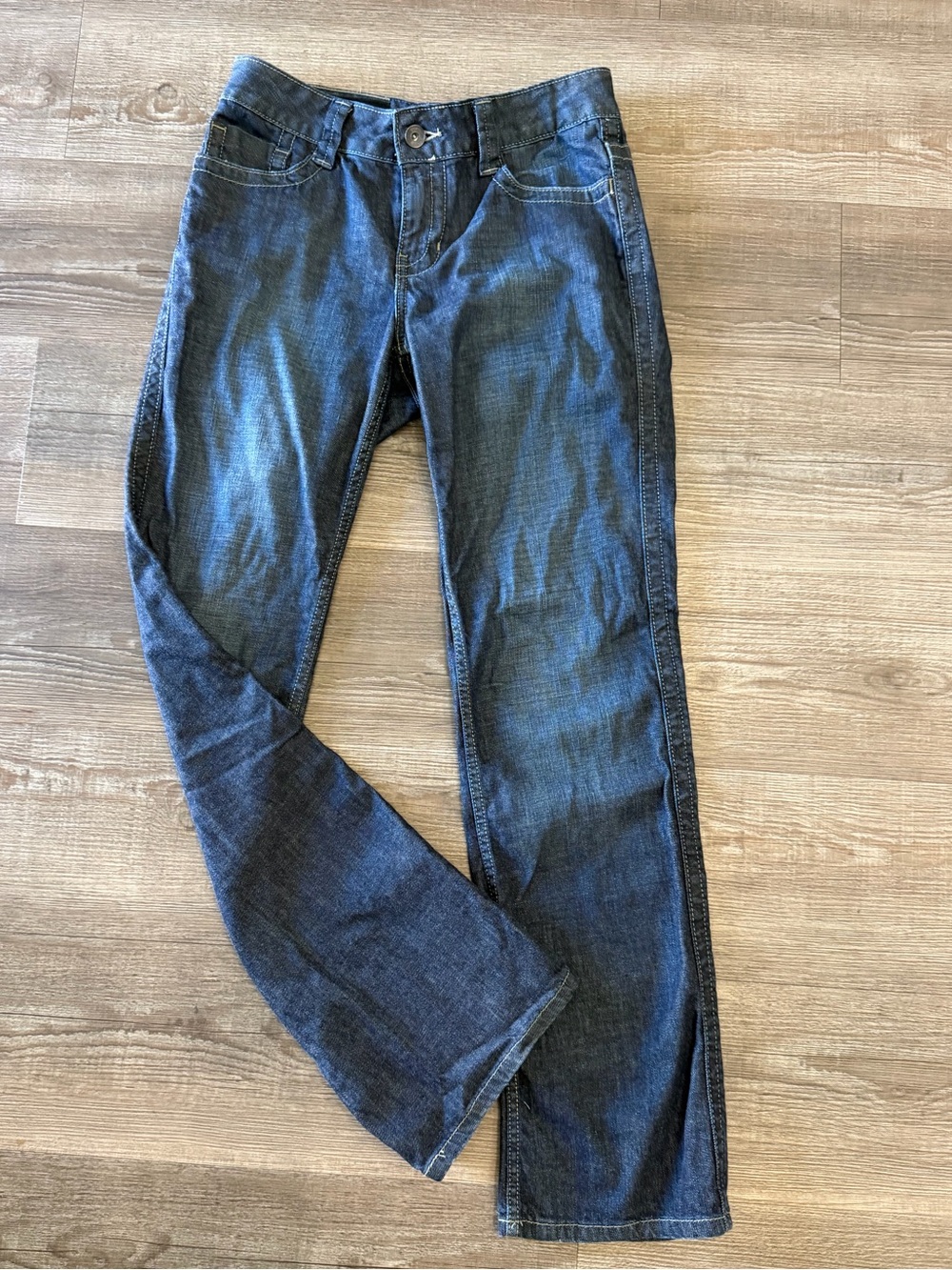 Calvin Classic Women's Dark Blue lean boat Jeans size 8